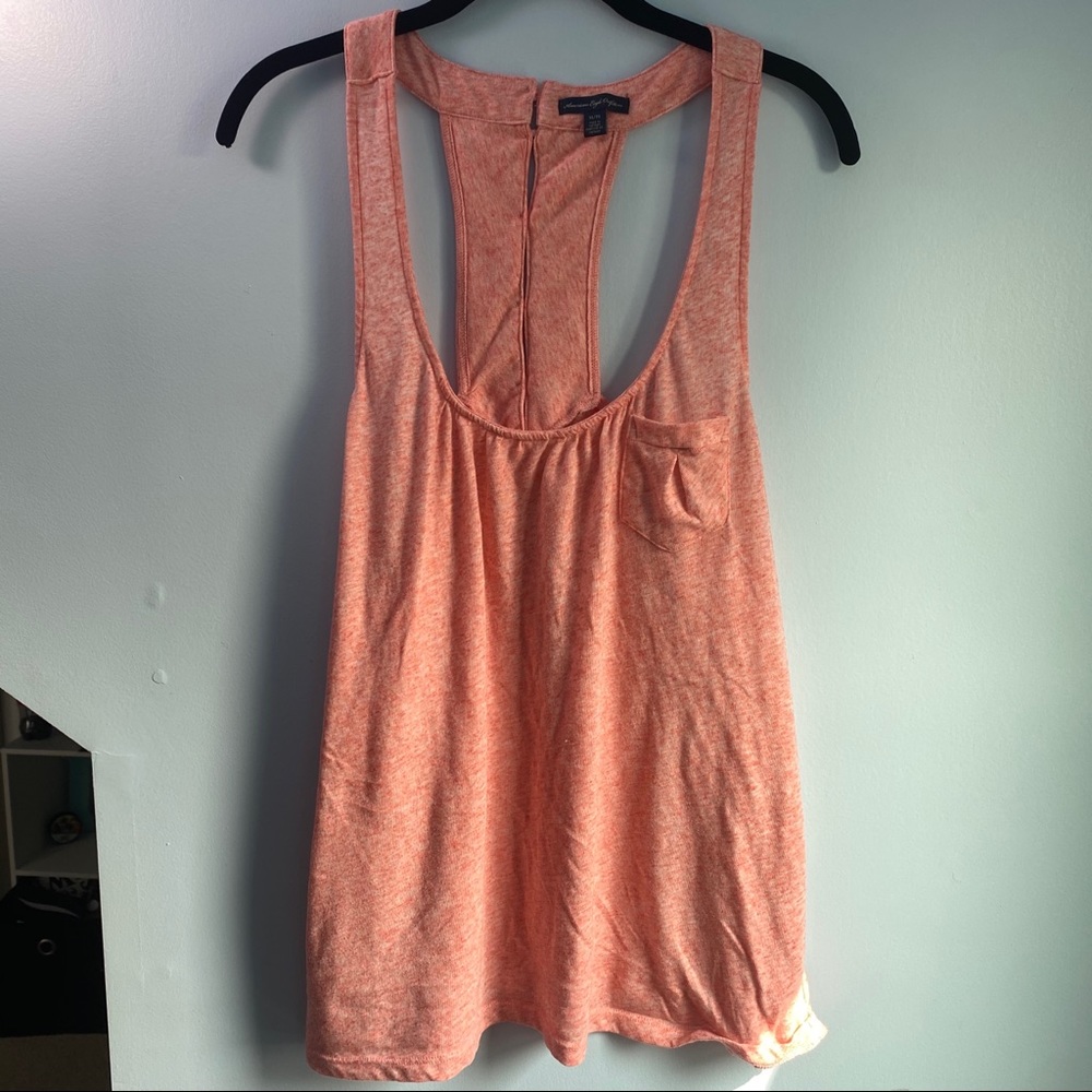 Orange American Eagle Tank Top